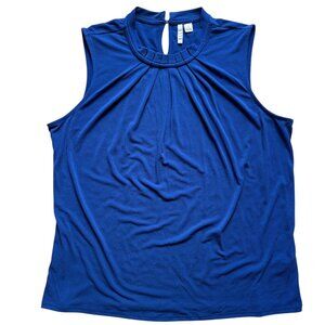 Women's Elle Blue Sleeveless Top Size L